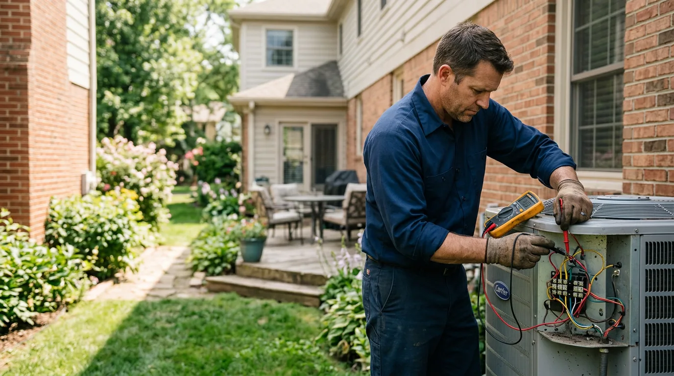 HVAC technician working near Harrison, NJ